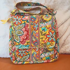 ⏰*LAST CHANCE* VERA BRADLEY Crossbody Messenger Bag, Yellow Provencal